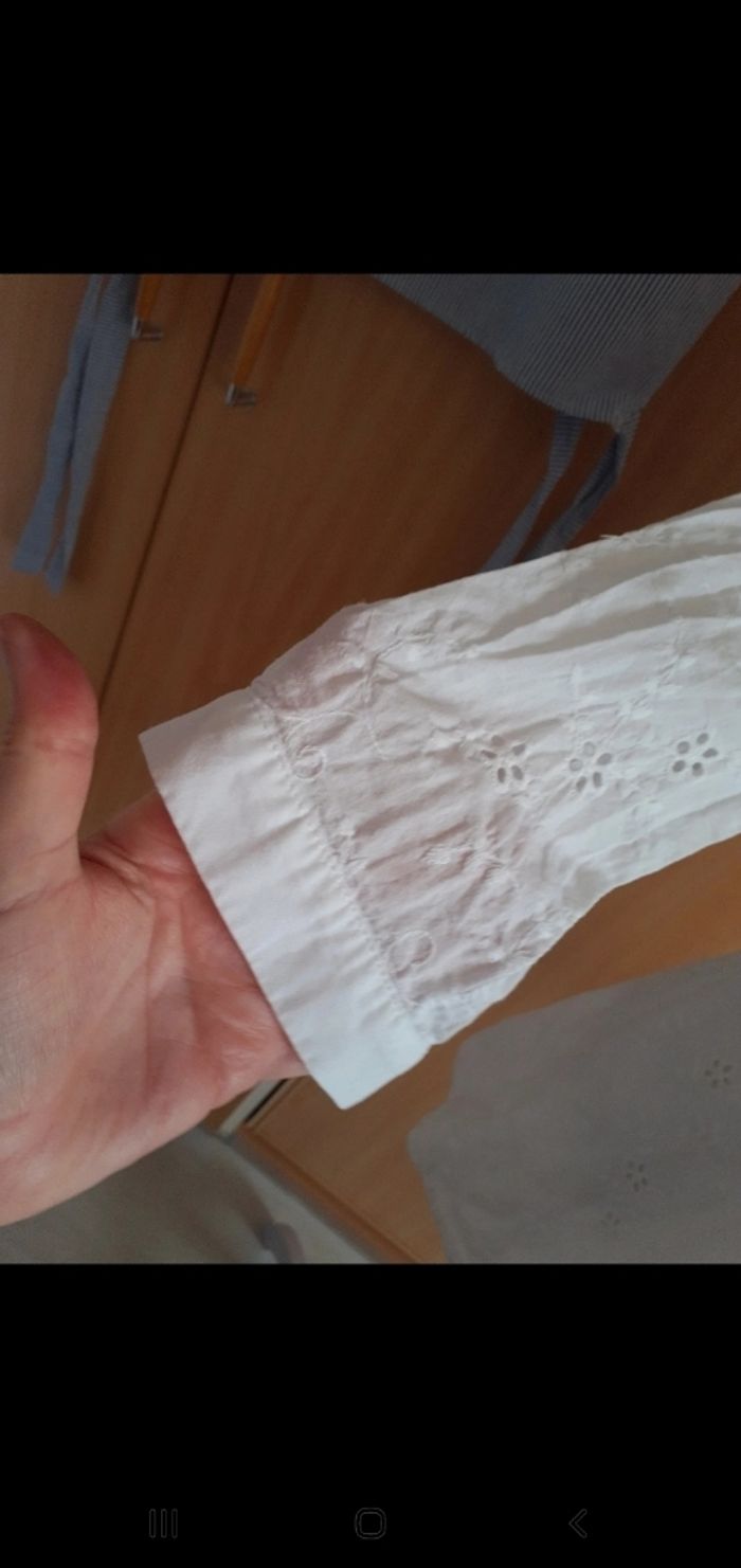 Belle Tunisie zara t xs peut s nid d'abeille blanche - photo numéro 9