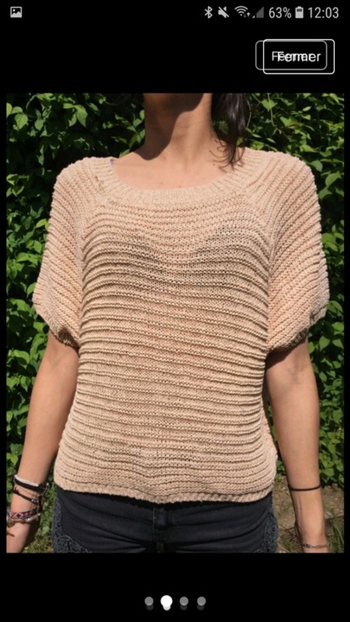 Pull court maille - photo numéro 4