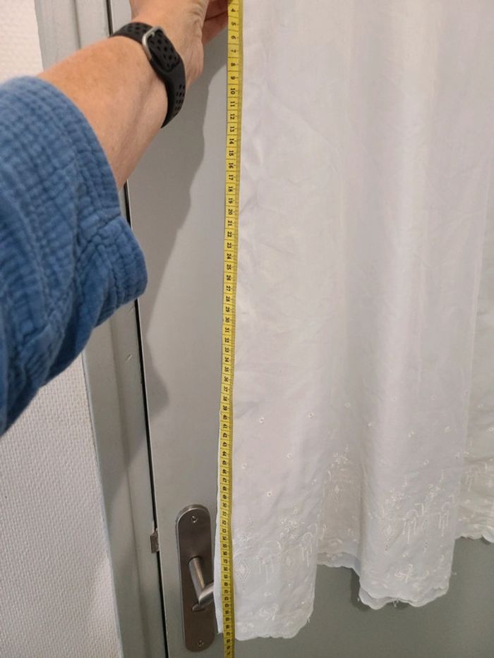 Vieille chemise de nuit tissu très léger vintage - photo numéro 5