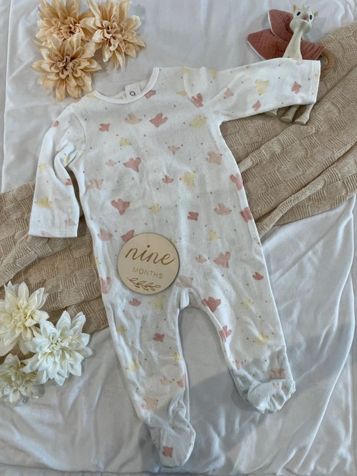 Pyjama 1 pièce bébé fille 9 mois