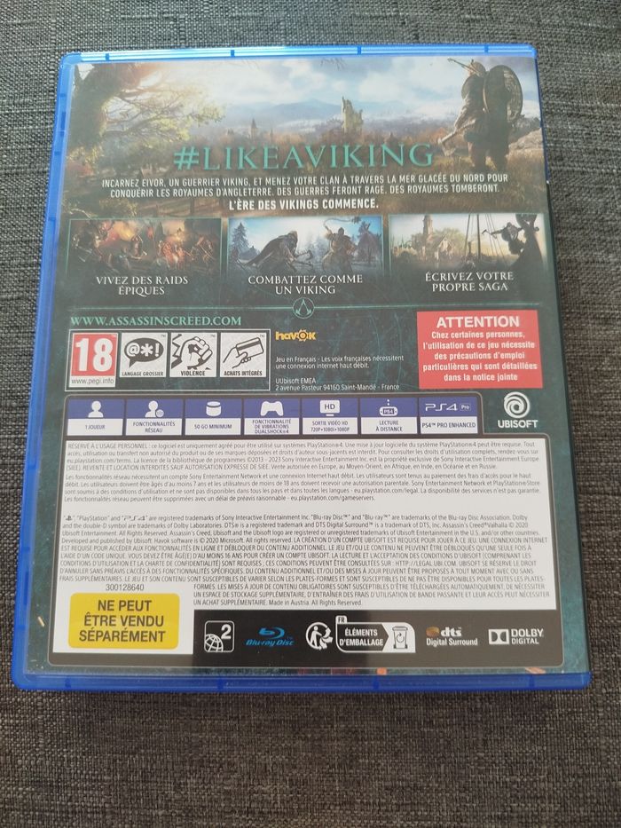 Assassins creed Valhalla ps4 - photo numéro 4