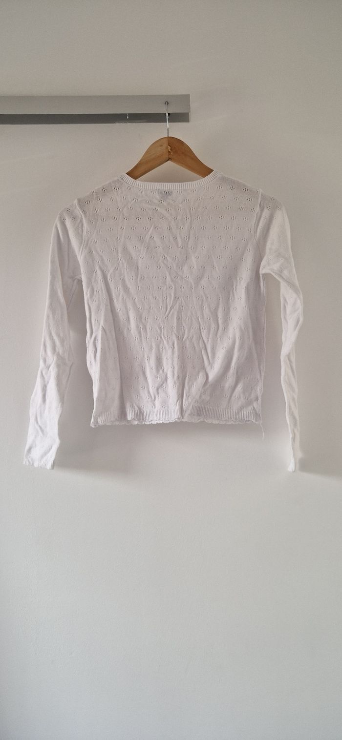 Gilet blanc kiabi taille 10ans - photo numéro 7