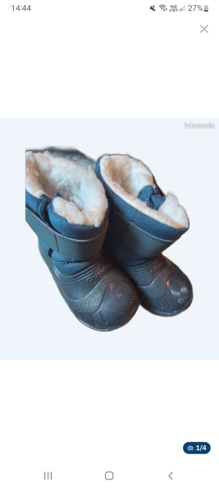 Bottes de neige T 20 21 - photo numéro 2