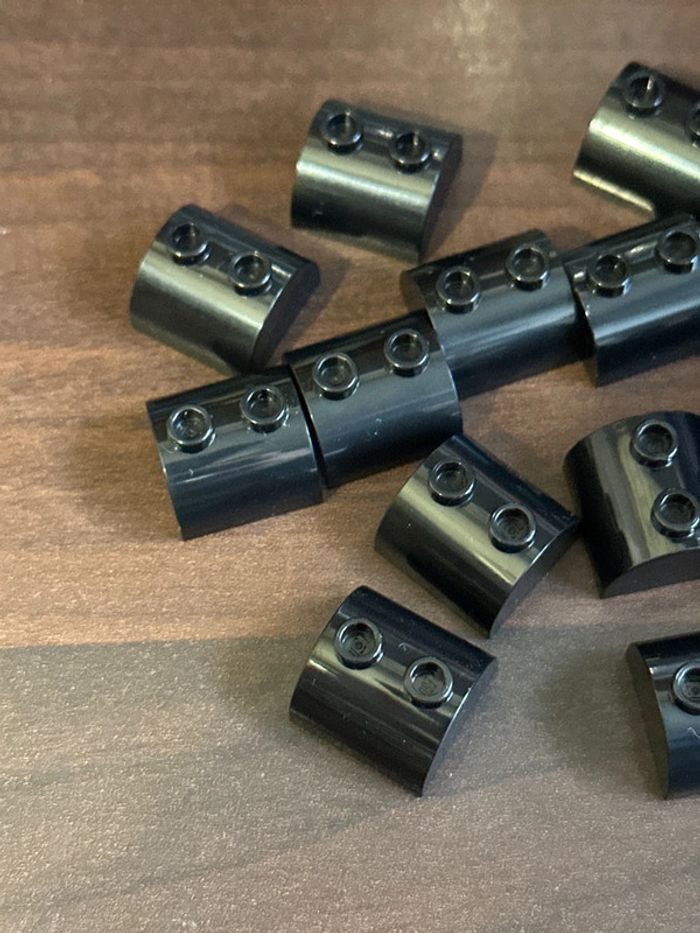 20 pièces Lego, Slope, Curved 2 x 2 Double with 2 Hollow Studs - photo numéro 3