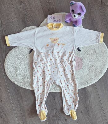 Pyjama chaud 1 pièce 18 mois