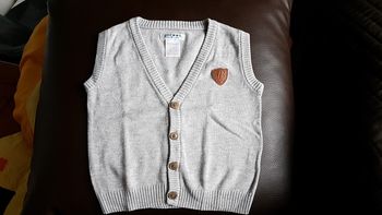 Superbe gilet sans manches Cocoon La Redoute 18 mois