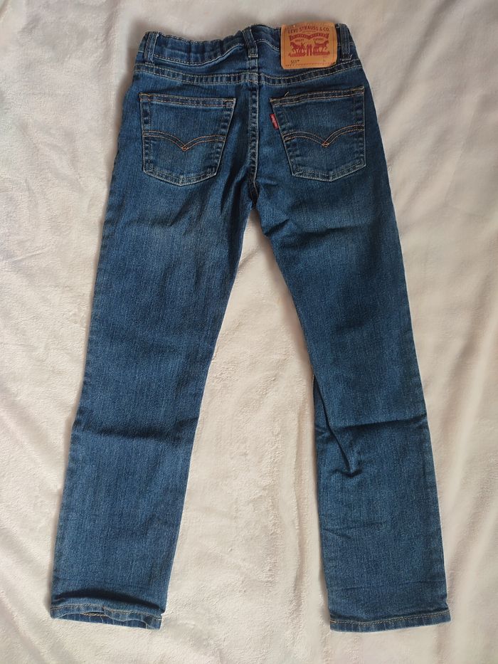 Jeans bleu slim 511 Levi's taille 8 ans - photo numéro 4