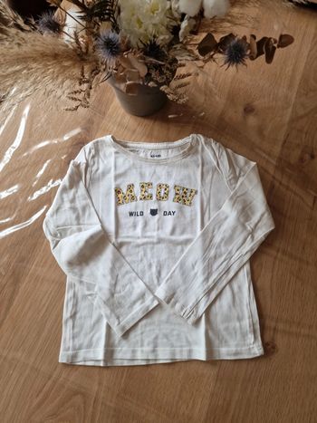 T shirt manches longues 6 ans