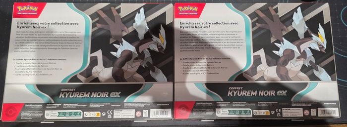 Lot 2 Coffret Pokemon Kuyrem Noir Ex - photo numéro 2
