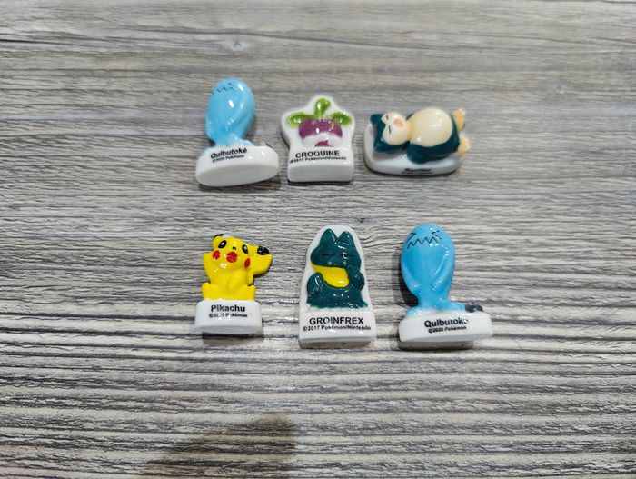 Lot de 6 fèves Pokémon - photo numéro 2