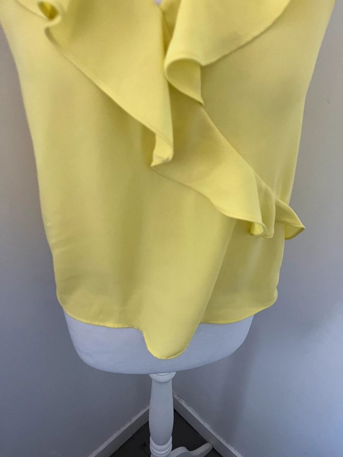 Blouse débardeur jaune Zara S - photo numéro 2