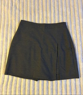 jupe-short grise 