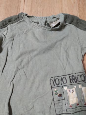 T-shirt manches longues DPAM 12 mois