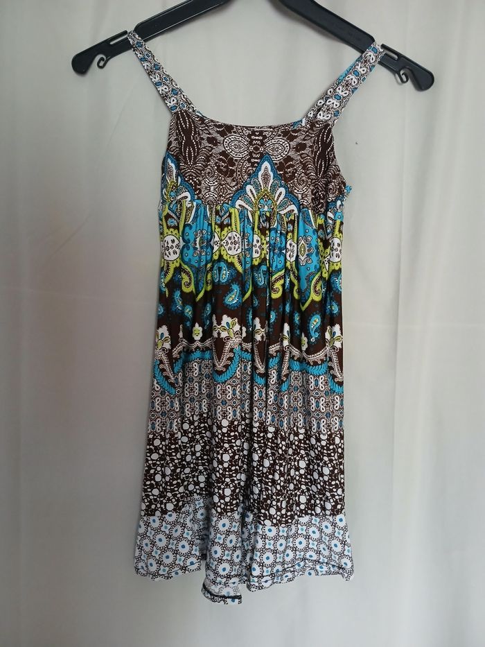 Robe à bretelles 10 ans fille