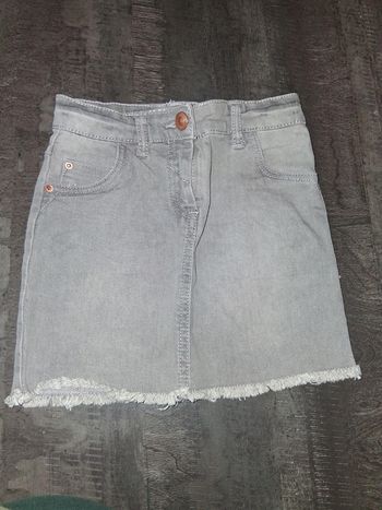 Jupe en jean grise Pumkidz