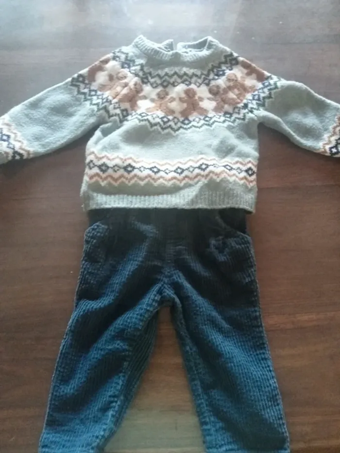 Ensemble hiver bébé 9 mois