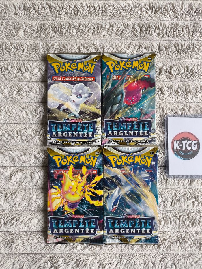 Booster Pokémon Artset EB12 Tempête Argentée – 4 Boosters
