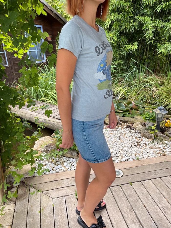 Tee-shirt gris avec personnage monsieur madame - photo numéro 4
