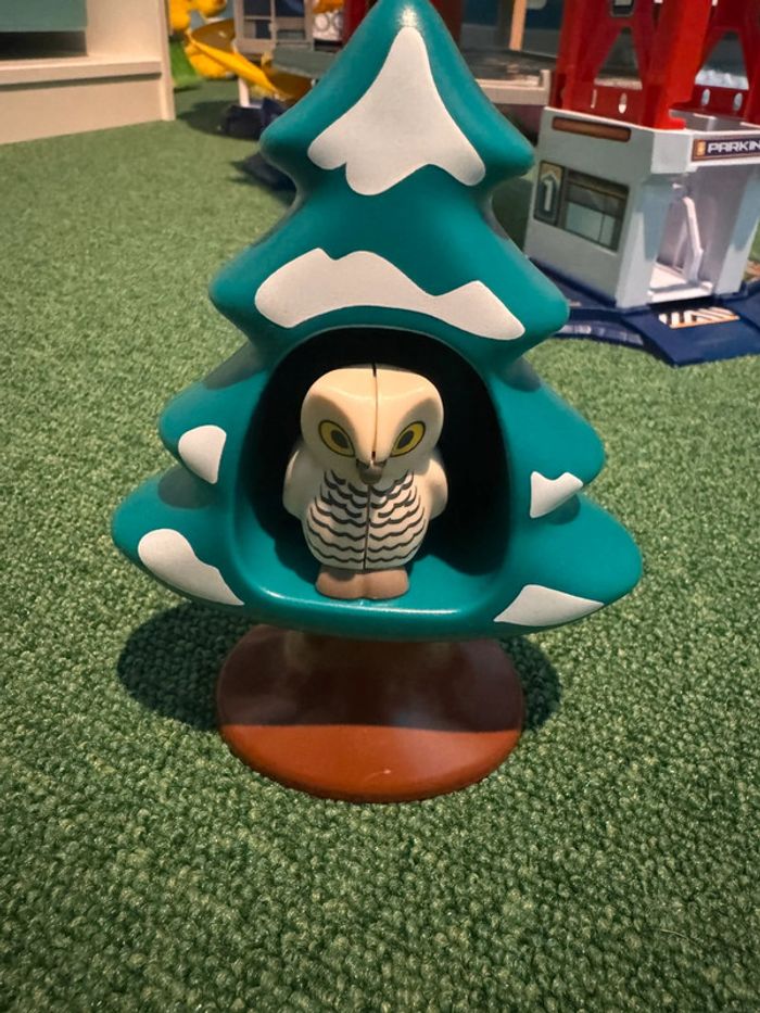 Hibou dans le sapin playmobil 1 2 3