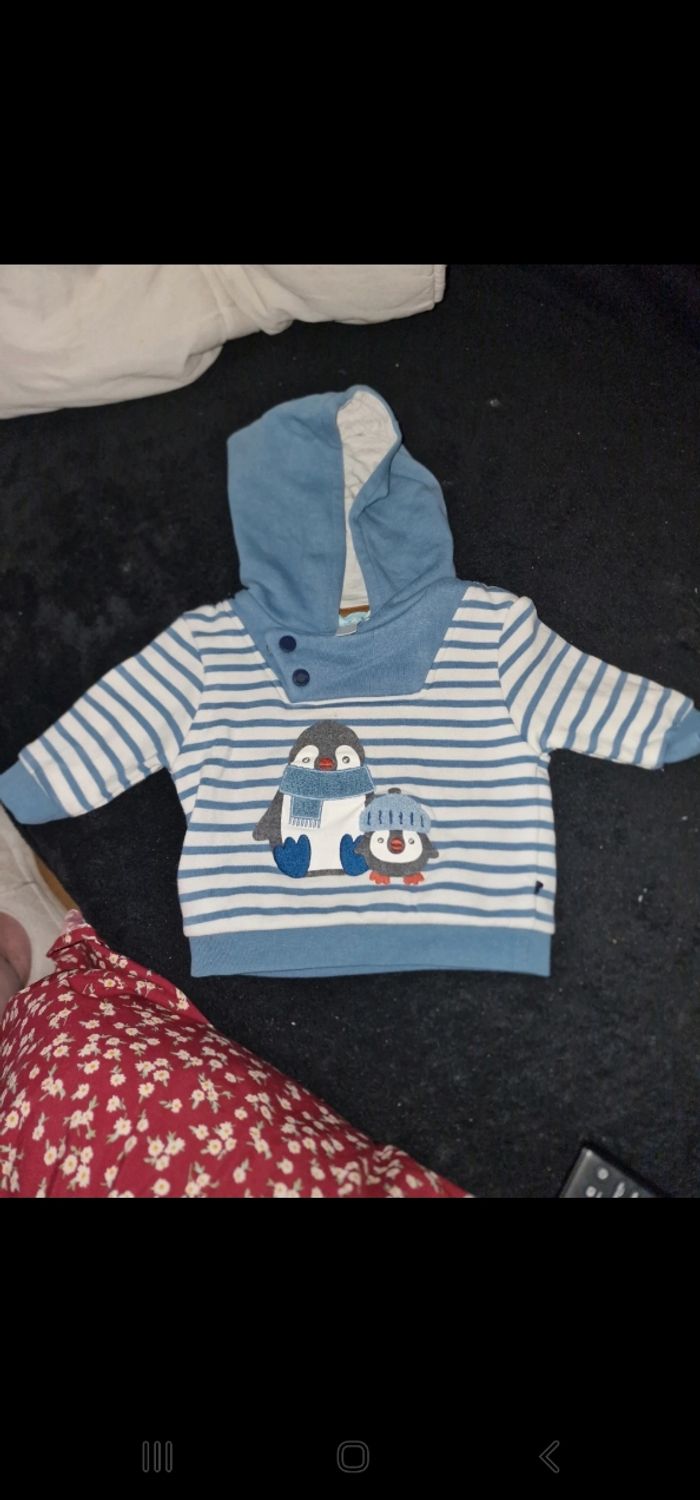 Pull à capuche