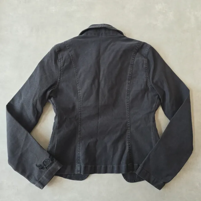 Veste blazer jean et top - photo numéro 6