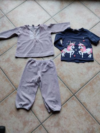 lot 2ans fille petit bateau