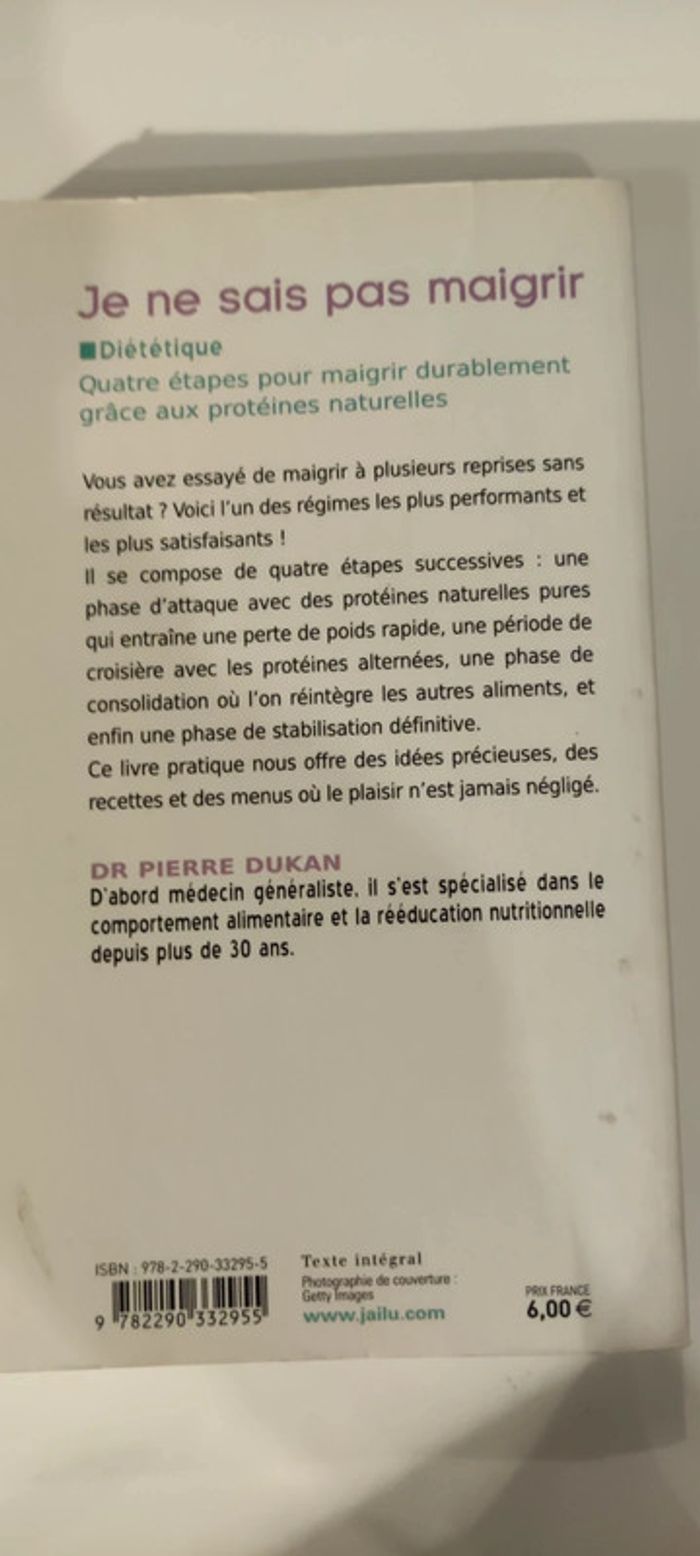 Je ne sais pas maigrir - photo numéro 2