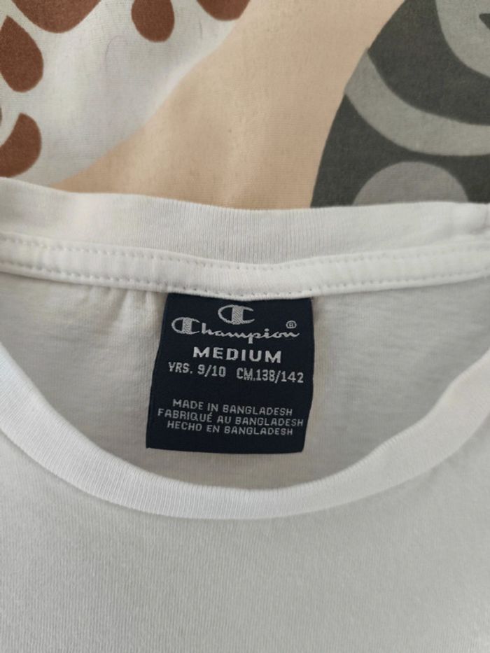 Tee shirt Champion 9/10 ans - photo numéro 5