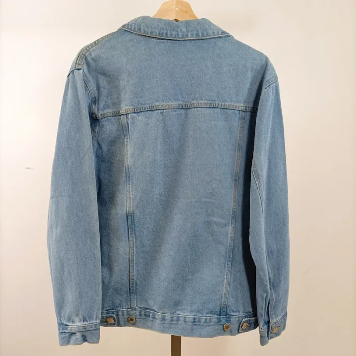 Veste en jean oversize PrettyLittleThing – taille 34 A773 - photo numéro 5