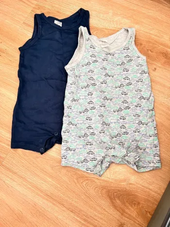 Combishort sans manches bebe