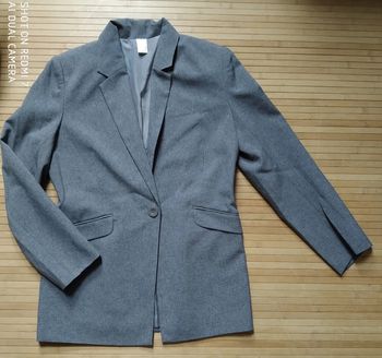 La Redoute veste tailleur blaser gris 42