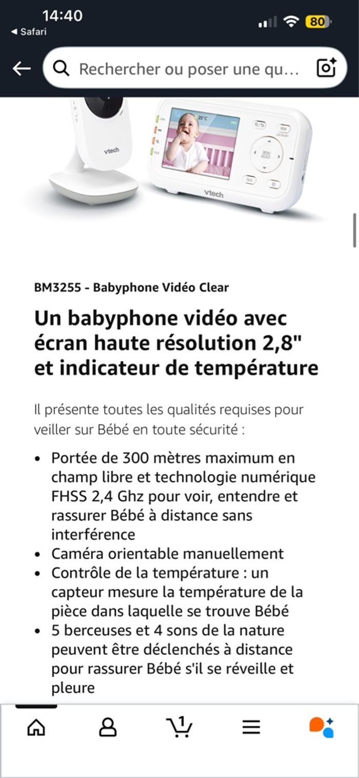Babyphone Vtech - photo numéro 8