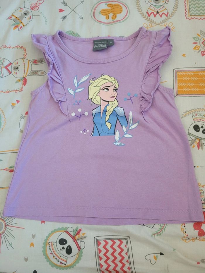 T-shirt sans manches 4 ans Disney Reine des Neiges 2 - photo numéro 2