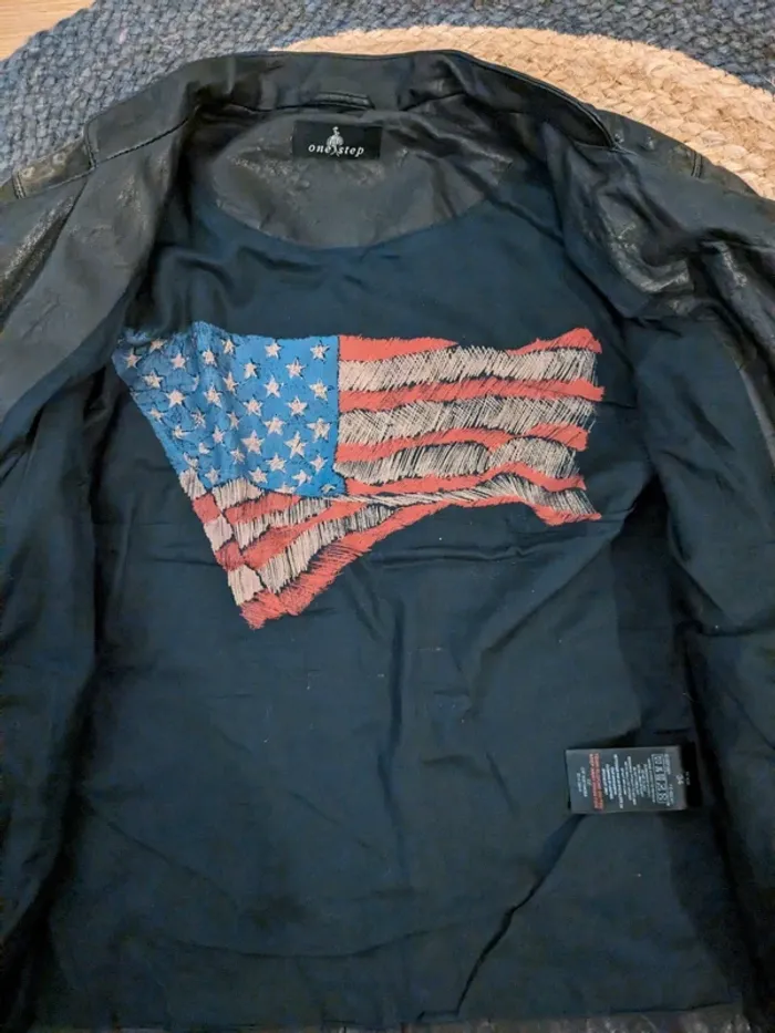 Veste en cuir d agneau i.code - photo numéro 4