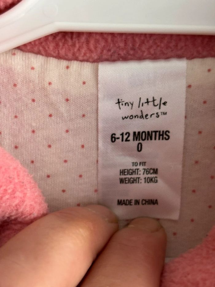 Veste polaire tiny little 6/12 mois - photo numéro 3