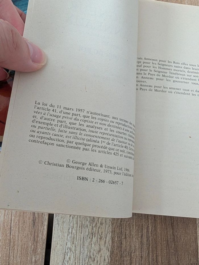 Lot livres le seigneur des anneaux - photo numéro 12