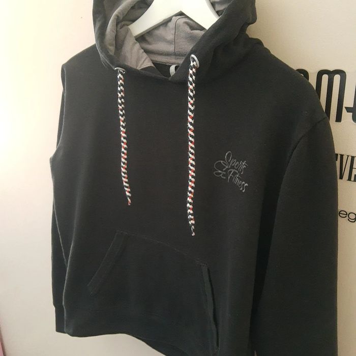 Sweat-shirt capuche noir et gris taille M Promise - photo numéro 2