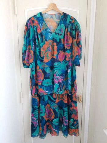 Robe vintage par HUGUET en taille 52