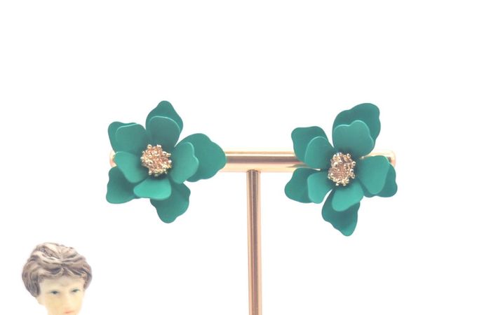 Boucles d'oreilles clous fleur