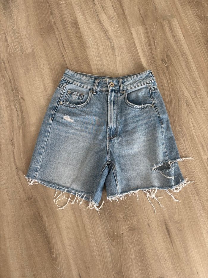 Short en jeans
