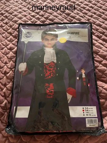 Costume vampire