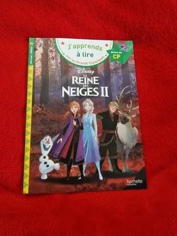 Livre j'apprends à lire la reine des neiges 2