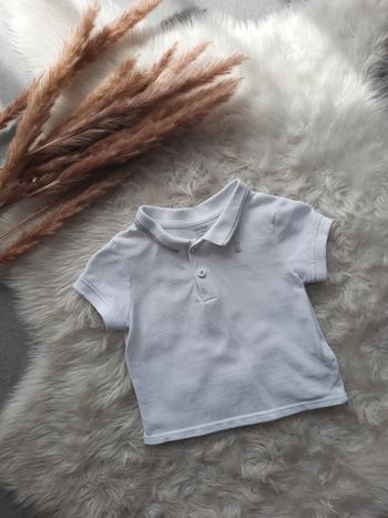 Polo blanc 6 mois