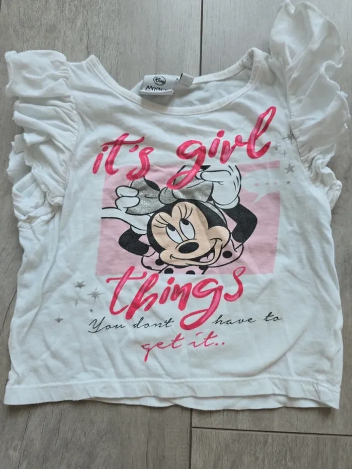 T shirts 3 ans minnie