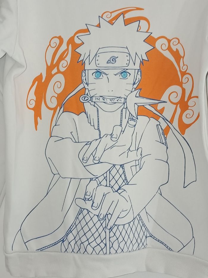 Sweat à capuche de la marque Naruto taille S en excellent état - photo numéro 7