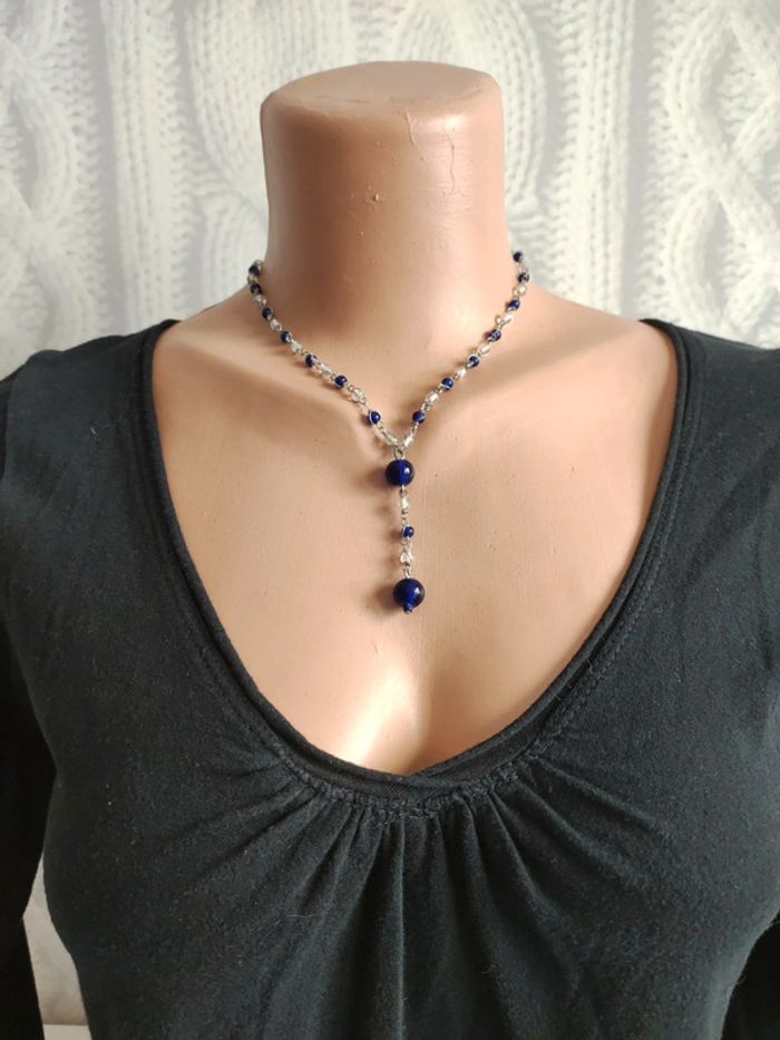 Collier en perles de verre