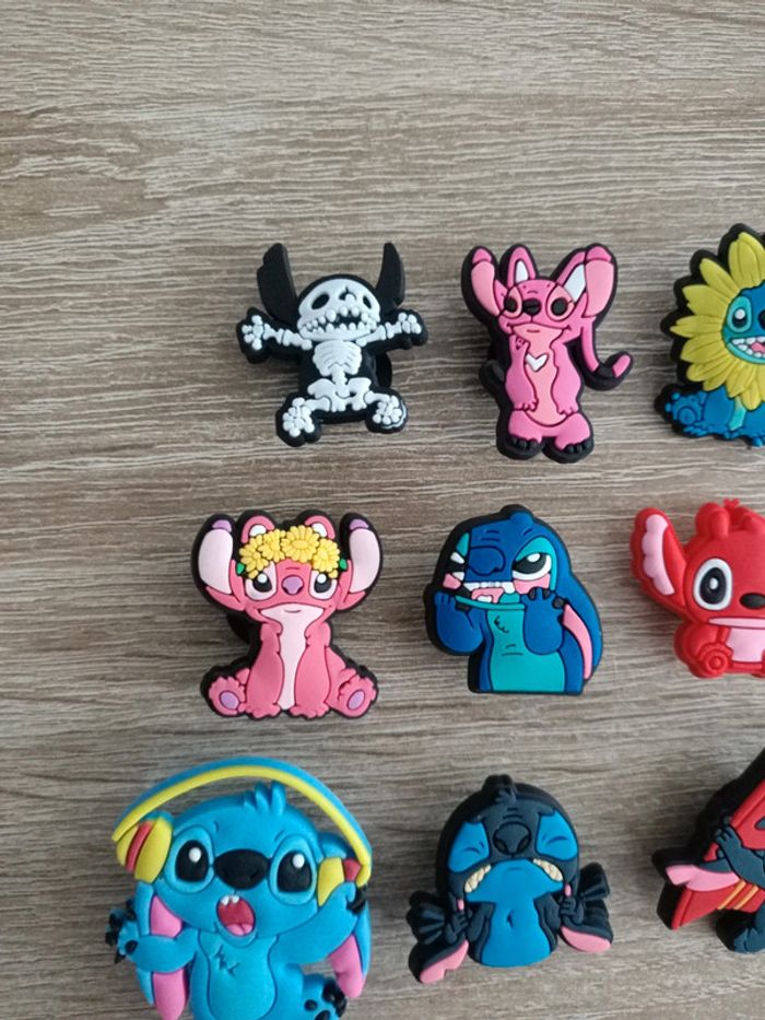 Charms bijoux crocs sabot Angel et stitch - photo numéro 6