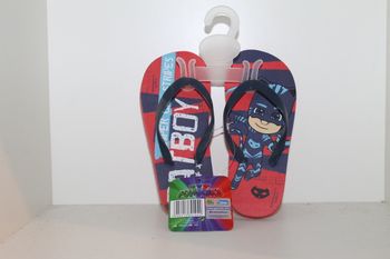 tongs pjmask rouge lanières bleu foncé 23/25