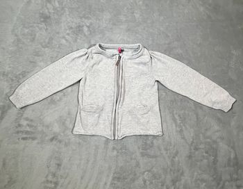 Veste fille légère Orchestra – Grise – 2 ans