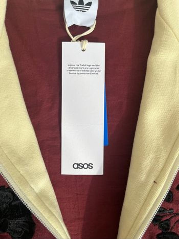 Adidas Originals x ASOS - Veste de survêtement à fleurs brodées - Babeurre - photo numéro 9